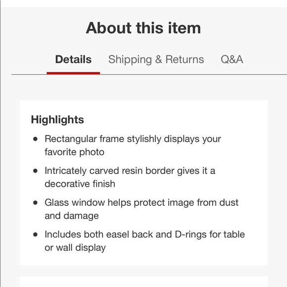 COPY - COPY - NEW Opalhouse frame for 4”x6” photo - Picture 4 of 8